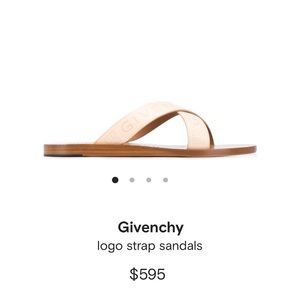 Givenchy logo strap sandals